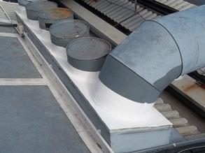 敷涂了增强的贝尔佐纳 (Belzona) 3111(弹性膜)体系,密封各区域 敷涂了增强的贝尔佐纳 (Belzona) 3111(弹性膜)体系,密封各区域